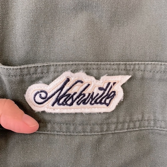 Rules of Etiquette Utility/Military Style Patchwork Jacket Size Small - Picture 3 of 9